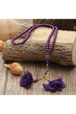 Metal Detailed Rosary Prayer Muslim Jewelry Bangle
