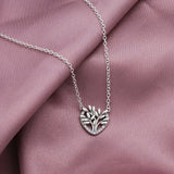 Mother's Silver High Heart Family Tree Collier Necklace Bracelet Set
