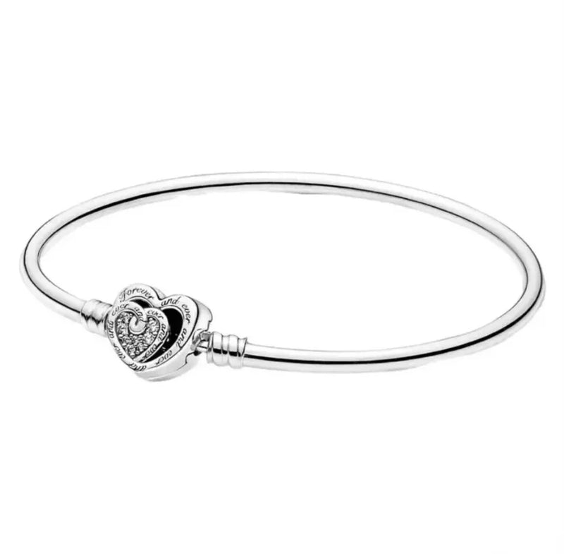 Mother's Gift Jewelry Infinity Knot Entwined Hearts Daisy Heart Charm Ring