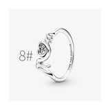 Infinity Knot Entwined Hearts Ring Mother's Gift Jewelry