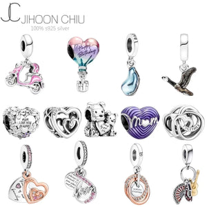 Mother's Gift Jewelry Infinity Knot Entwined Hearts Charm Ring