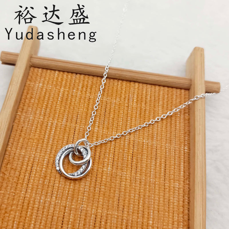 Mother's High Jewelry Always Encircled Pendant Necklace Gift Charm