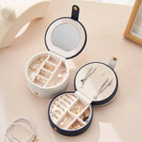 Multi-layer Jewelry Organizer Earrings Ring Necklace Portable Display Box