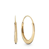 925 Silver LOGO Signature I-D Hoop Earrings For Women