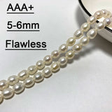 Freshwater Pearl Rice Beads Jewelry Making DIY 5-11MM