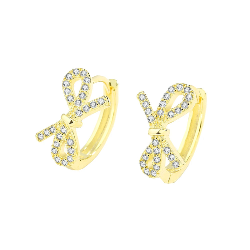 Butterfly Diamond Stud Earrings Sterling Silver Jewelry