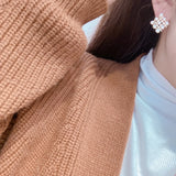 Freshwater Pearl Stud Earrings Women DIY Craft Jewelry