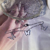 Butterfly Zircon Bow Bracelet for Women
