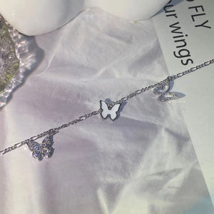 Butterfly Zircon Bow Bracelet for Women