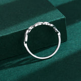 Irregular CZ Ring S925 Sterling Silver Women's Jewelry