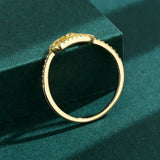 Sterling Silver Diamond Bead Ring - Gift for Girlfriend