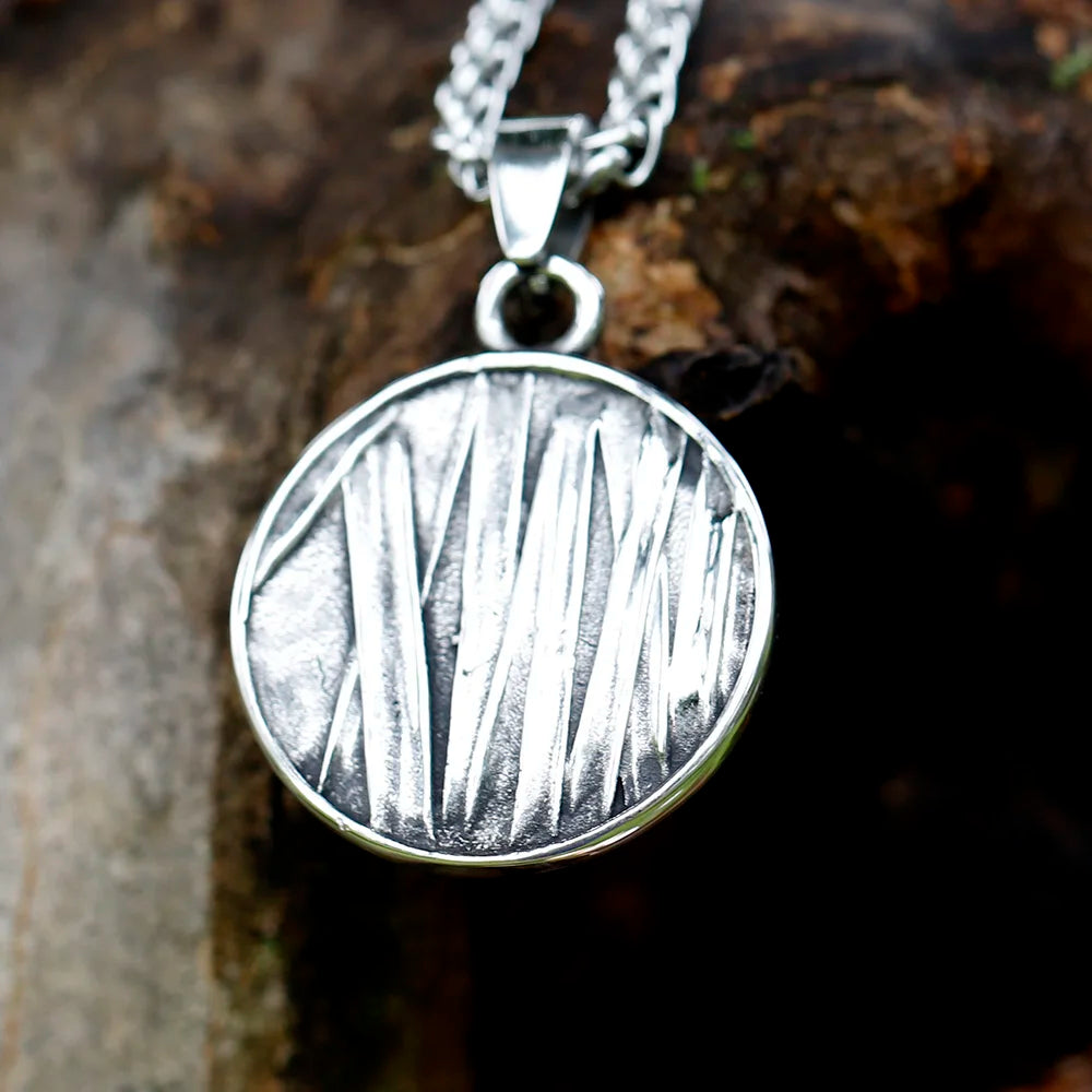 Men's Stainless Steel Skull Head Pendant Necklace Vintage Retro Jewelry
