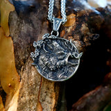 Men's Stainless-Steel Boar Necklace Animal Jewelry