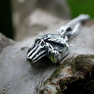 Men's Stainless-Steel Punisher Skeleton Mask Pendant Necklace