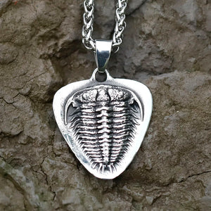 Men's Stainless-Steel Snake Pattern Pendant Necklace Punk Jewelry