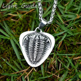 Men's Stainless-Steel Snake Pattern Pendant Necklace Punk Jewelry