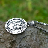 Men's Stainless-Steel Son of God Cross Pendant Necklace