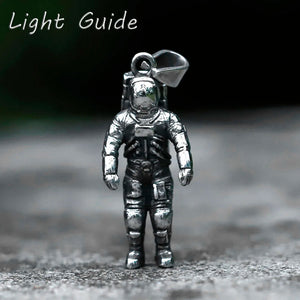 Men's 316L Stainless-Steel Astronaut Pendant Necklace