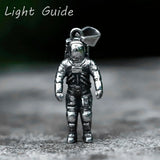 Men's 316L Stainless-Steel Astronaut Pendant Necklace