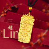 National Tide Xiangyun Unicorn Pendant Men's Necklace