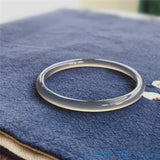 Natural Smoke Gray Chalcedony Hand Carved Round Bracelet