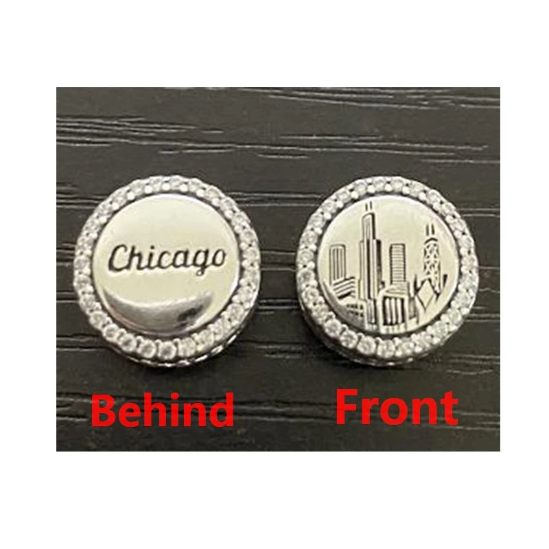 S925 Sterling Silver Chicago Beads Series Women's