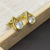 Sparkling Teardrop Bracelet Set - 925 Sterling Silver