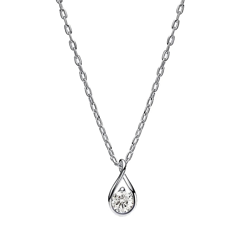 Sparkling Teardrop Bracelet Set - 925 Sterling Silver
