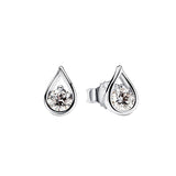 Sparkling Teardrop Bracelet Set - 925 Sterling Silver