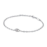 S925 Sterling Silver Teardrop Bracelet Stud Earrings