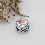 Silver Halloween Skull Charm for DIY Jewelry Bracelet