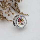 Silver Halloween Skull Charm for DIY Jewelry Bracelet