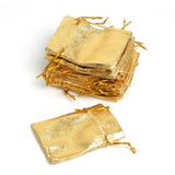 100Pcs Organza Bags Drawstring Pouch Jewelry Gift Bags