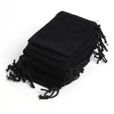 100Pcs 7x9cm Velvet Drawstring Pouch Jewelry Bag