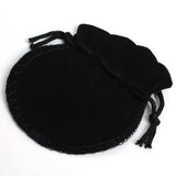 100pcs 70*80mm Velvet Drawstring Pouch/Jewelry Bag