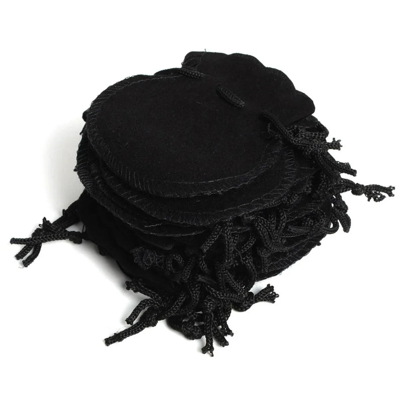 100pcs 70*80mm Velvet Drawstring Pouch/Jewelry Bag