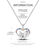 925 Silver Elephant Pendant Necklace Zircon Wedding Jewelry