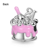18 20 30 40 Birthday Pendants Charms Silver 925 DIY Jewelry