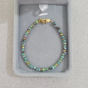 18KGF Bracelet Natural Stone Crystal Jewelry For Women Gift