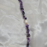 18KGF Natural Pearl Charm Bracelet Women Nature Crystal Bracelet