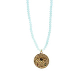 Bohemian Style Natural Stone Pendant Necklace