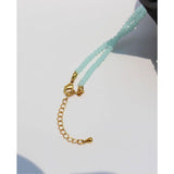 Bohemian Style Natural Stone Pendant Necklace