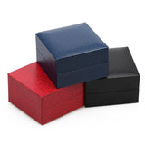 Square Jewelry Organizer Box Red with Pillow