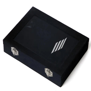 24 Grids Rose Red Velvet Jewelry Box Organizer for Women