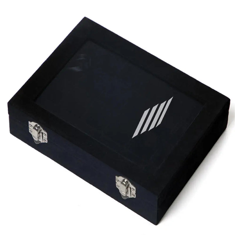 24 Grids Rose Red Velvet Jewelry Box Organizer for Women