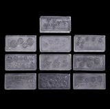 30 Styles 3D Acrylic Nail Art Silicone Mold Mould Kit