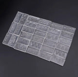 30 Styles 3D Acrylic Nail Art Silicone Mold Mould Kit