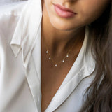 Minimalist Pearl Choker Necklace Pendant Jewelry