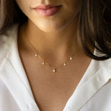 Minimalist Pearl Choker Necklace Pendant Jewelry