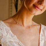 Minimalist Pearl Choker Necklace Pendant Jewelry